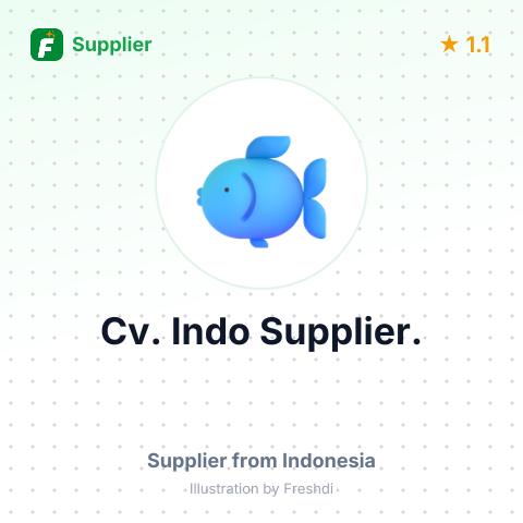 Cv. Indo Supplier.  – summary card, no photo uploaded yet