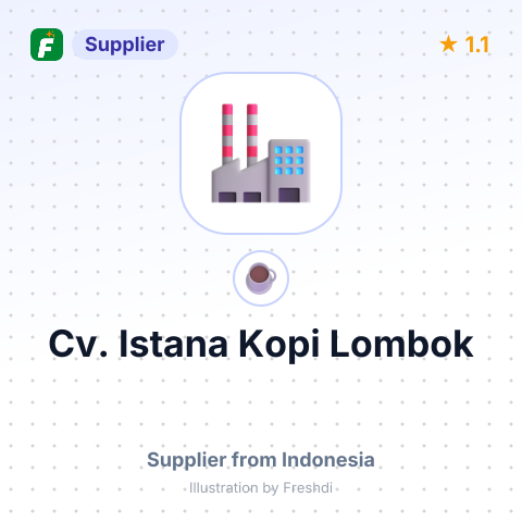 Cv. Istana Kopi Lombok  – summary card, no photo uploaded yet