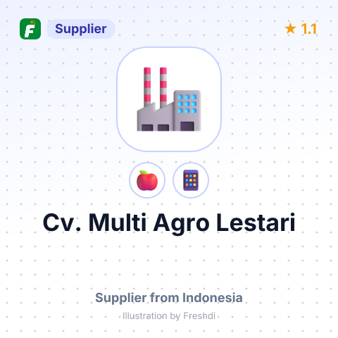 Cv. Multi Agro Lestari  – summary card, no photo uploaded yet
