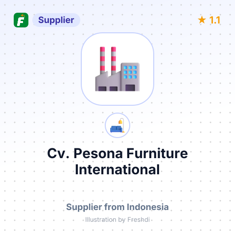 Cv. Pesona Furniture International – summary card, no photo uploaded yet