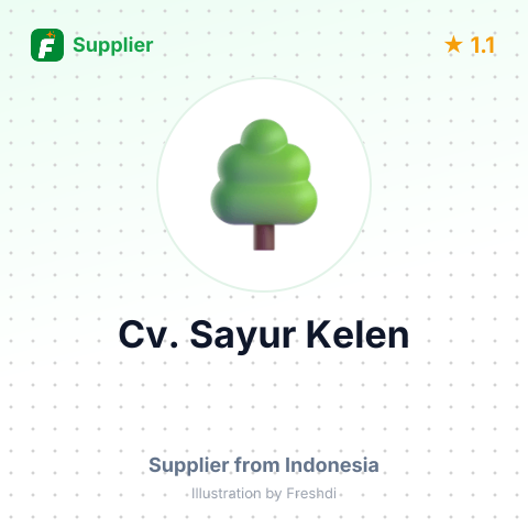 Cv. Sayur Kelen  – summary card, no photo uploaded yet
