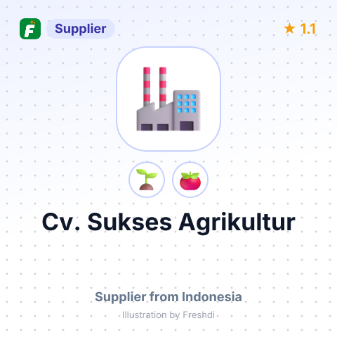 Cv. Sukses Agrikultur  – summary card, no photo uploaded yet
