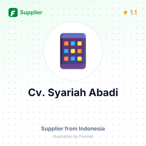 Cv. Syariah Abadi  – summary card, no photo uploaded yet