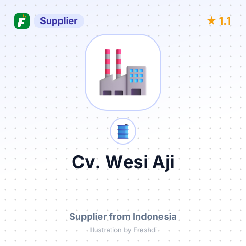 Cv. Wesi Aji – summary card, no photo uploaded yet