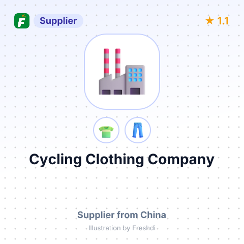 Cycling Clothing Company – summary card, no photo uploaded yet