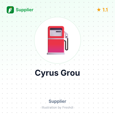 Cyrus Grou – summary card, no photo uploaded yet