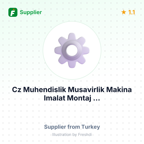 Cz Muhendislik Musavirlik Makina Imalat Montaj ... – summary card, no photo uploaded yet