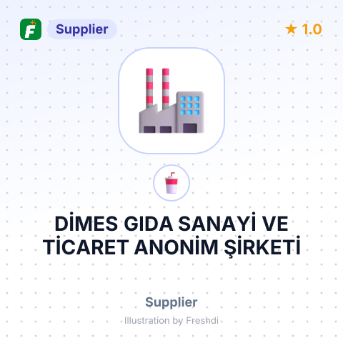 DİMES GIDA SANAYİ VE TİCARET ANONİM ŞİRKETİ – summary card, no photo uploaded yet