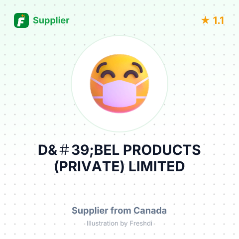 D&＃39;BEL PRODUCTS (PRIVATE) LIMITED – summary card, no photo uploaded yet