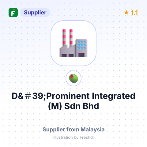 D&＃39;Prominent Integrated (M) Sdn Bhd – summary card, no photo uploaded yet
