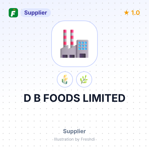 D B FOODS LIMITED – summary card, no photo uploaded yet