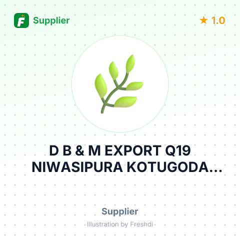 D B & M EXPORT Q19 NIWASIPURA KOTUGODA EKALA – summary card, no photo uploaded yet