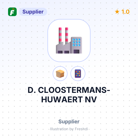 D. CLOOSTERMANS-HUWAERT NV – summary card, no photo uploaded yet