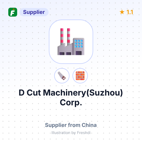 D Cut Machinery(Suzhou) Corp. – summary card, no photo uploaded yet
