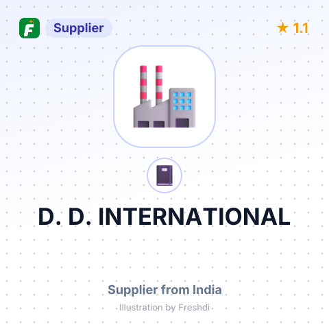 D. D. INTERNATIONAL – summary card, no photo uploaded yet