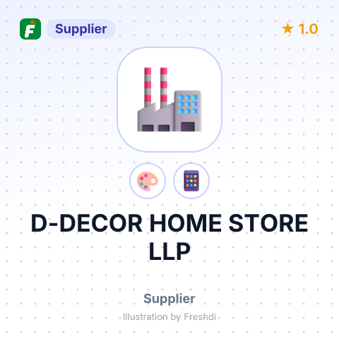 D-DECOR HOME STORE LLP – summary card, no photo uploaded yet