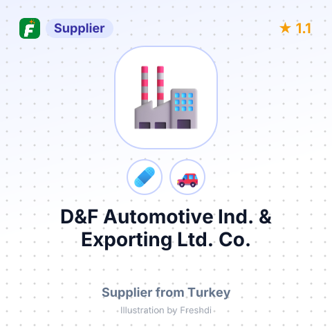 D&F Automotive Ind. & Exporting Ltd. Co. – summary card, no photo uploaded yet