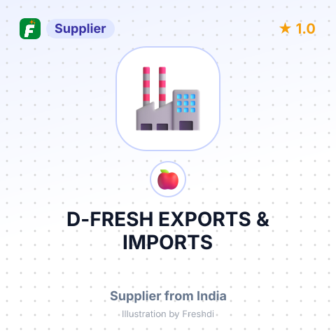 D-FRESH EXPORTS & IMPORTS – summary card, no photo uploaded yet