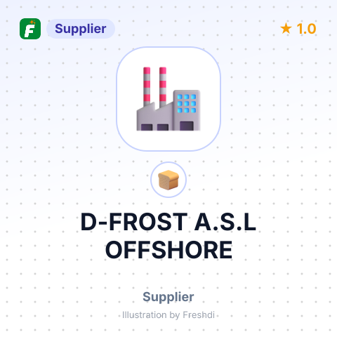 D-FROST A.S.L OFFSHORE – summary card, no photo uploaded yet
