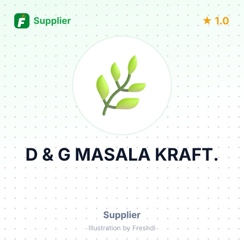 D & G MASALA KRAFT. – summary card, no photo uploaded yet