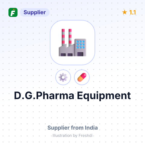 D.G.Pharma Equipment – summary card, no photo uploaded yet