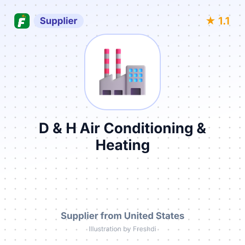 D & H Air Conditioning & Heating – summary card, no photo uploaded yet