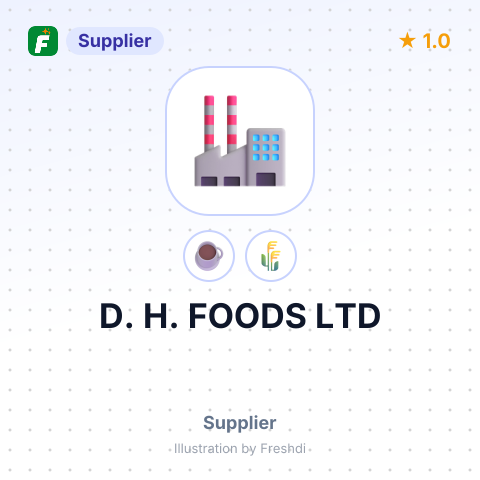 D. H. FOODS LTD – summary card, no photo uploaded yet