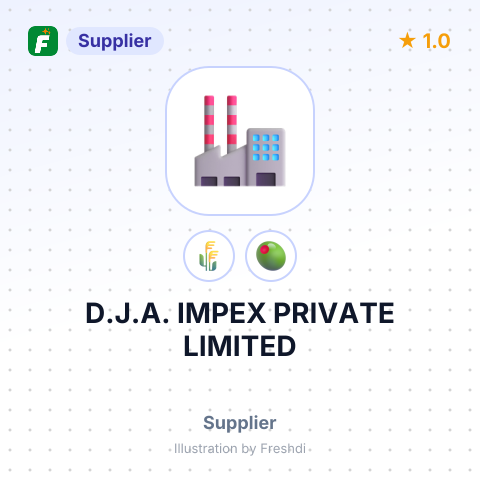 D.J.A. IMPEX PRIVATE LIMITED – summary card, no photo uploaded yet