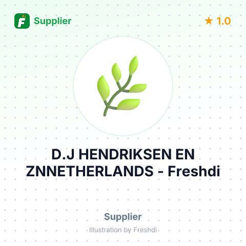 D.J HENDRIKSEN EN ZNNETHERLANDS – summary card, no photo uploaded yet