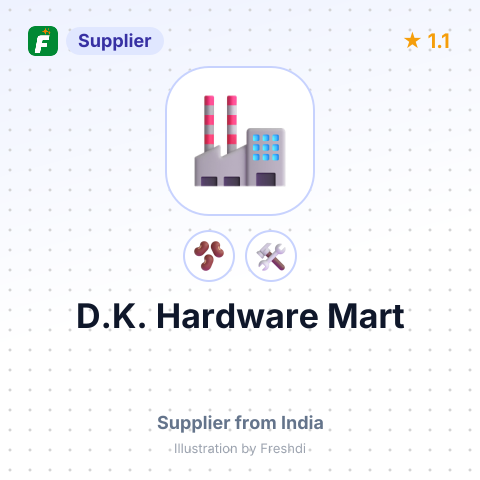 D.K. Hardware Mart  – summary card, no photo uploaded yet