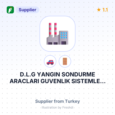 D.L.G YANGIN SONDURME ARACLARI GUVENLIK SISTEMLERI TICARET SANAYI LTD.STI. – summary card, no photo uploaded yet