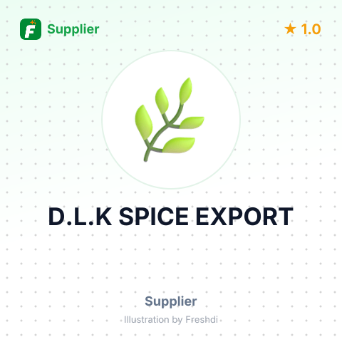 D.L.K SPICE EXPORT – summary card, no photo uploaded yet