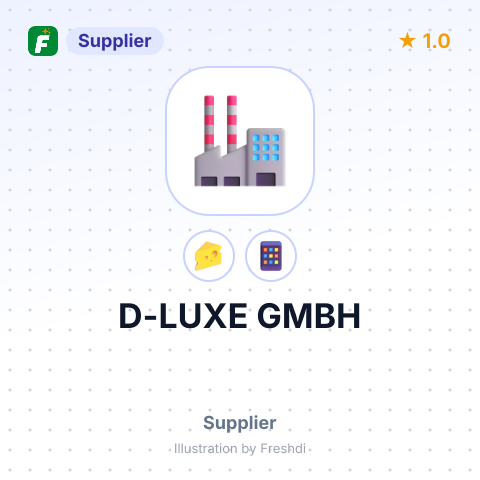 D-LUXE GMBH – summary card, no photo uploaded yet