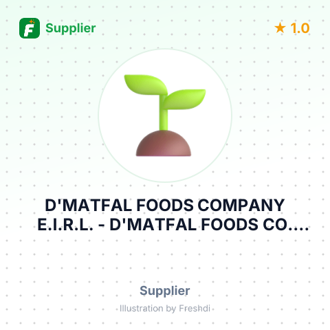 D'MATFAL FOODS COMPANY E.I.R.L. - D'MATFAL FOODS CO. E.I.R.L – summary card, no photo uploaded yet