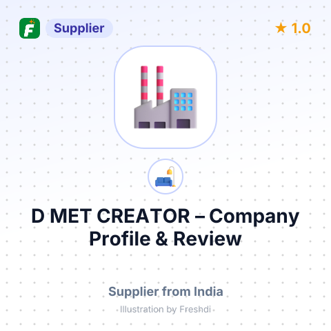 D MET CREATOR – summary card, no photo uploaded yet