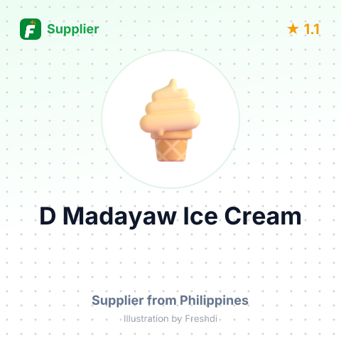 D Madayaw Ice Cream – summary card, no photo uploaded yet