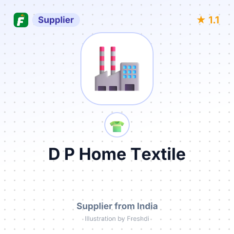 D P Home Textile – summary card, no photo uploaded yet