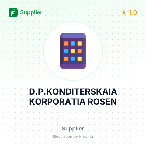 D.P.KONDITERSKAIA KORPORATIA ROSEN – summary card, no photo uploaded yet