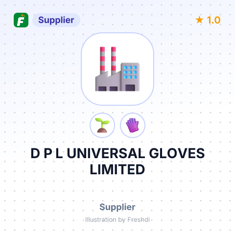 D P L UNIVERSAL GLOVES LIMITED – summary card, no photo uploaded yet