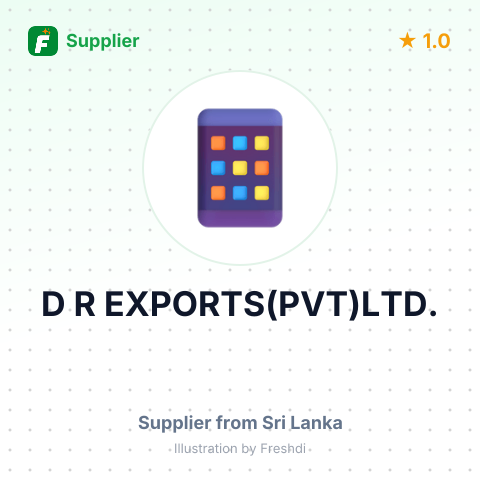 D R EXPORTS(PVT)LTD. – summary card, no photo uploaded yet