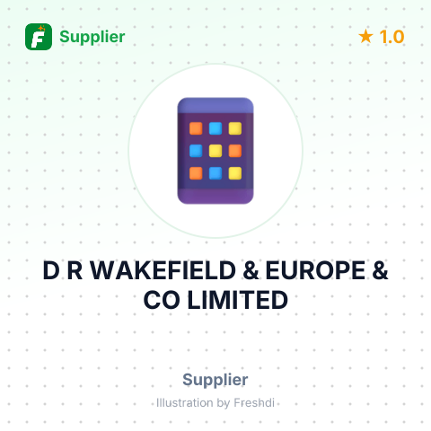 D R WAKEFIELD & EUROPE & CO LIMITED – summary card, no photo uploaded yet