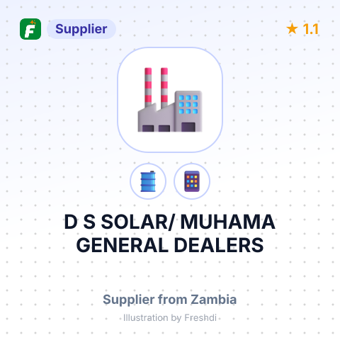 D S SOLAR/ MUHAMA GENERAL DEALERS – summary card, no photo uploaded yet