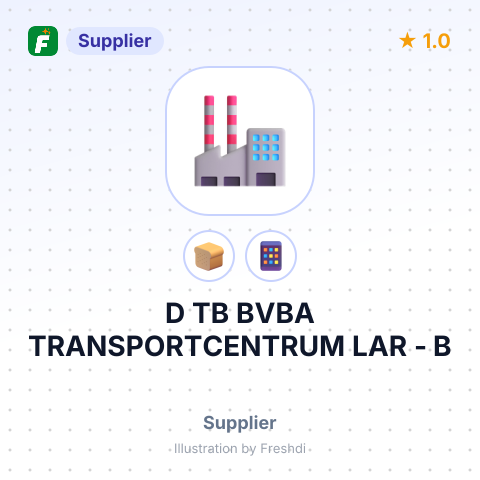 D TB BVBA TRANSPORTCENTRUM LAR - B – summary card, no photo uploaded yet
