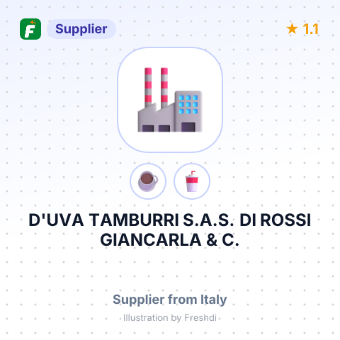 D'UVA TAMBURRI S.A.S. DI ROSSI GIANCARLA & C. – summary card, no photo uploaded yet