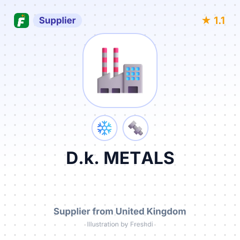 D.k. METALS – summary card, no photo uploaded yet