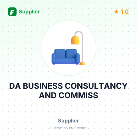 DA BUSINESS CONSULTANCY AND COMMISS – summary card, no photo uploaded yet