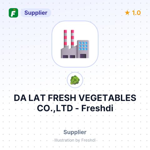 DA LAT FRESH VEGETABLES CO.,LTD – summary card, no photo uploaded yet