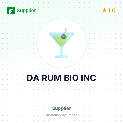 DA RUM BIO INC – summary card, no photo uploaded yet