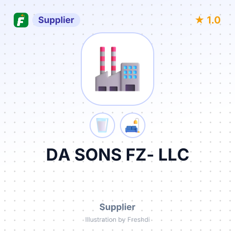 DA SONS FZ- LLC – summary card, no photo uploaded yet