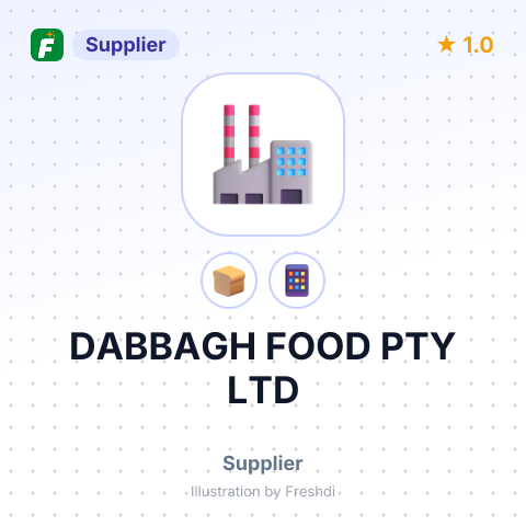 DABBAGH FOOD PTY LTD – summary card, no photo uploaded yet